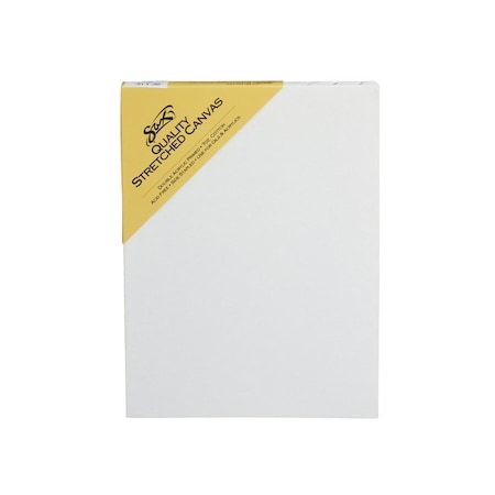 Quality Stretched Canvas, Double Acrylic Primed, 9 X 12 Inches, White